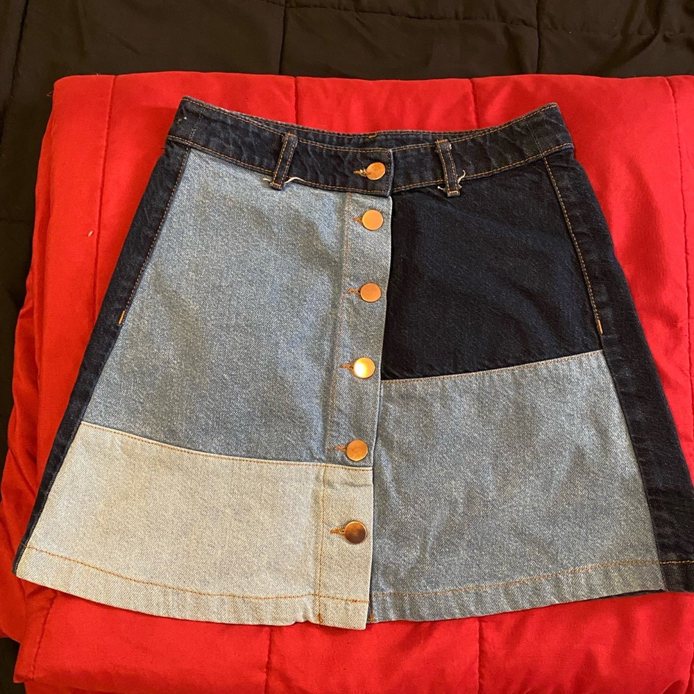 Jean skirt, small